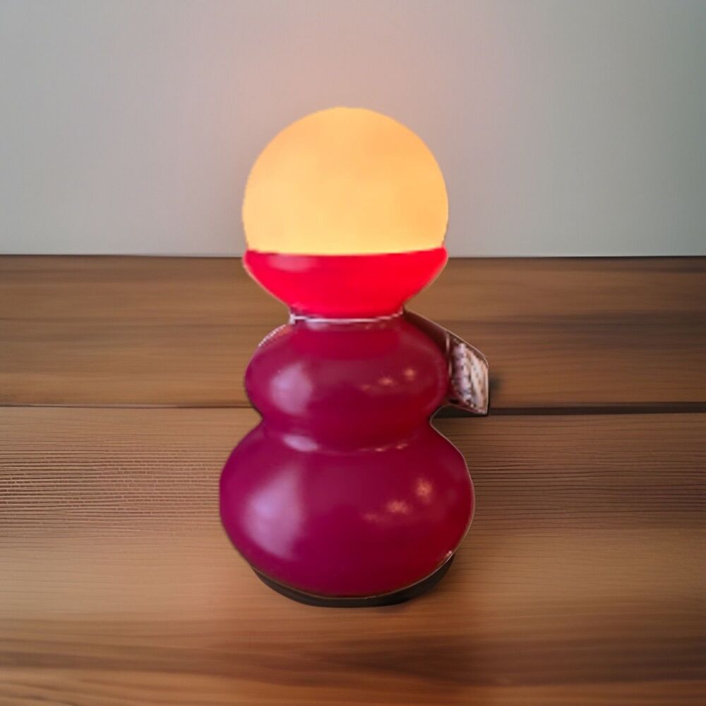 Set Of 2 Mini Plastic Table Lamps With Glass Orb Pink- Room Essentials